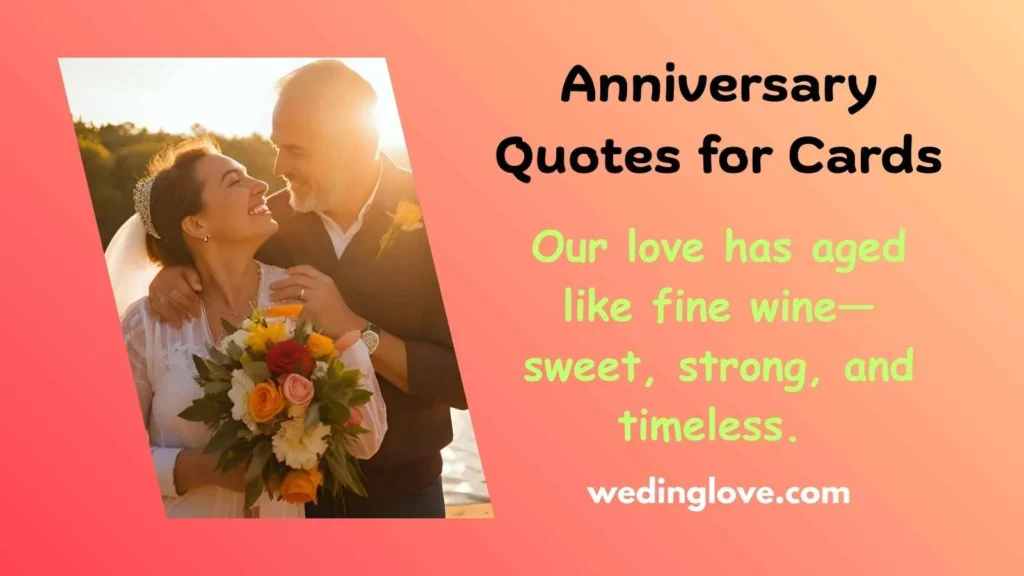 Anniversary Quotes for Cards