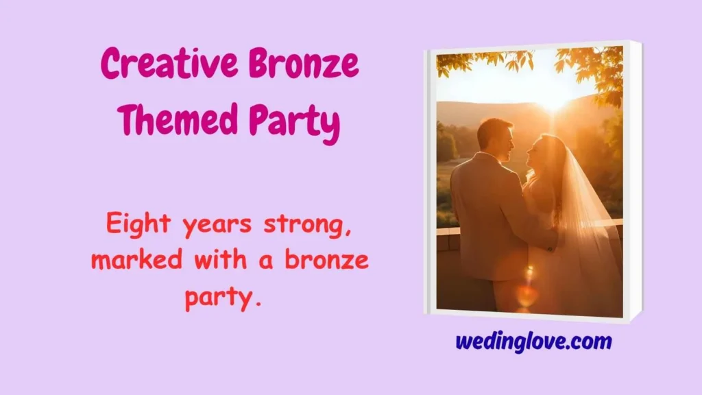 Creative Bronze Themed Party