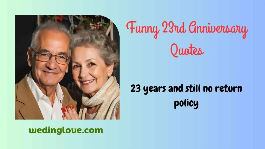Funny 23rd Anniversary Quotes