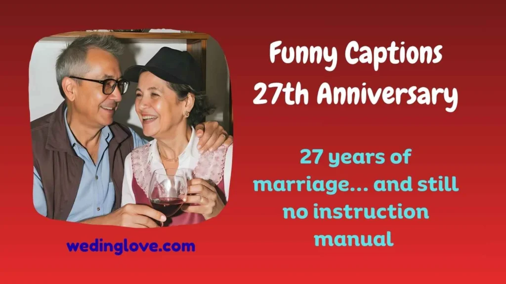 Funny Captions 27th Anniversary