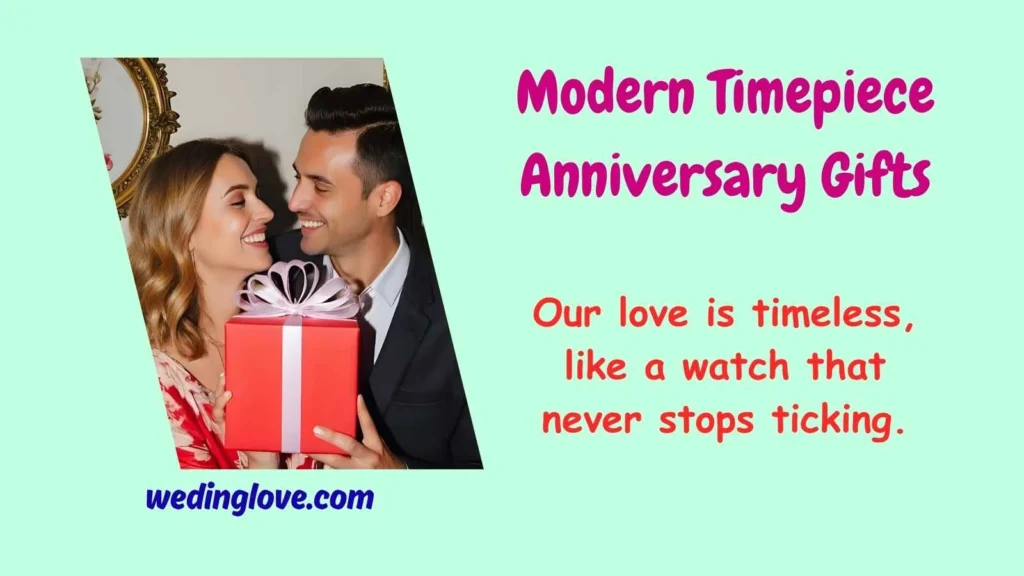 Modern Timepiece Anniversary Gifts