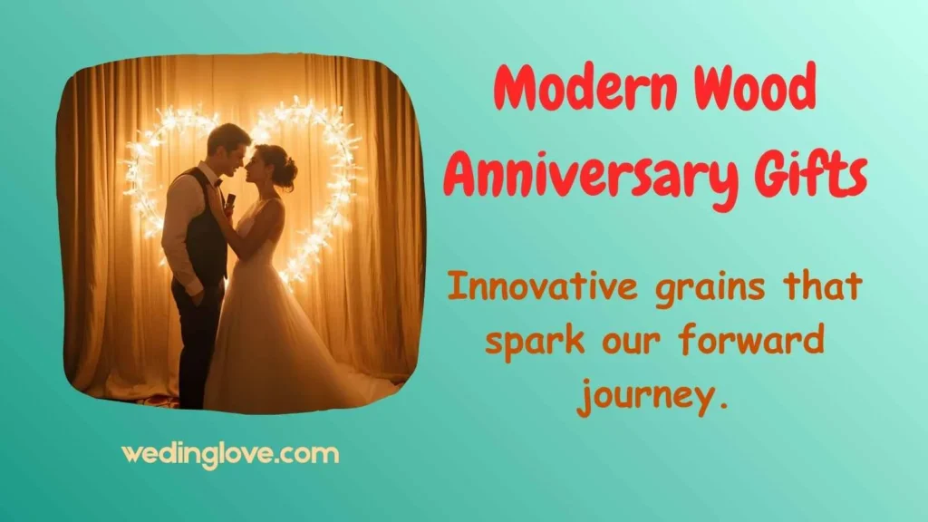 Modern Wood Anniversary Gifts