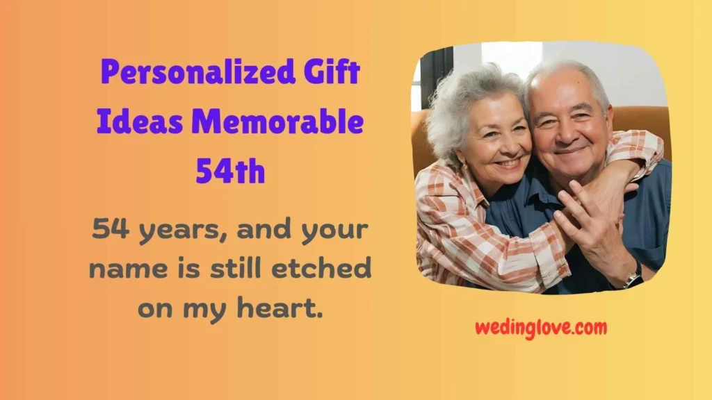 Personalized Gift Ideas Memorable 54th