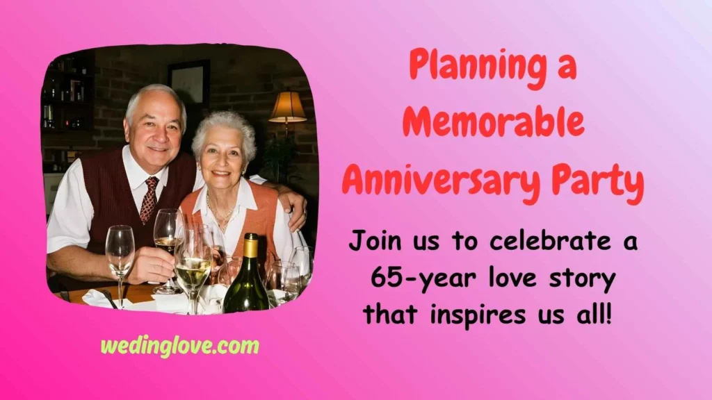 Planning a Memorable Anniversary Party