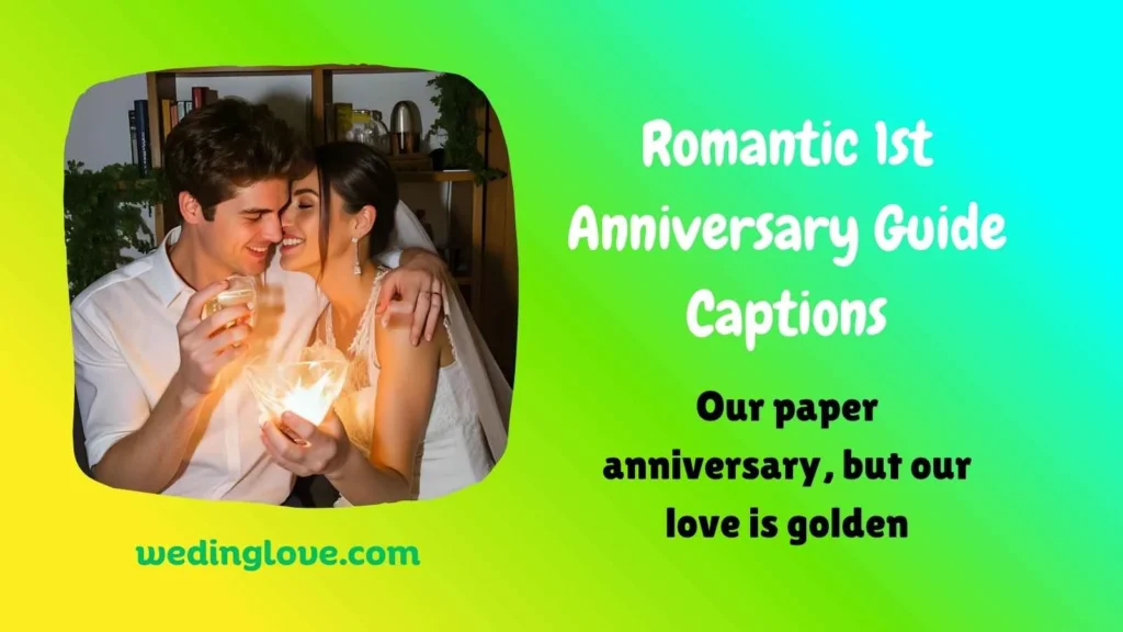Romantic 1st Anniversary Guide Captions