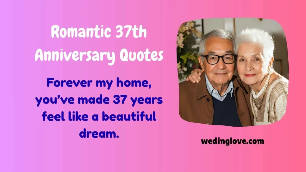 Romantic 37th Anniversary Quotes