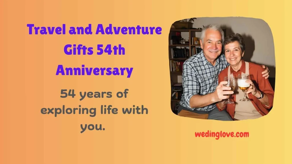 Travel and Adventure Gifts 54th Anniversary