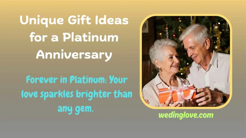 Unique Gift Ideas for a Platinum Anniversary