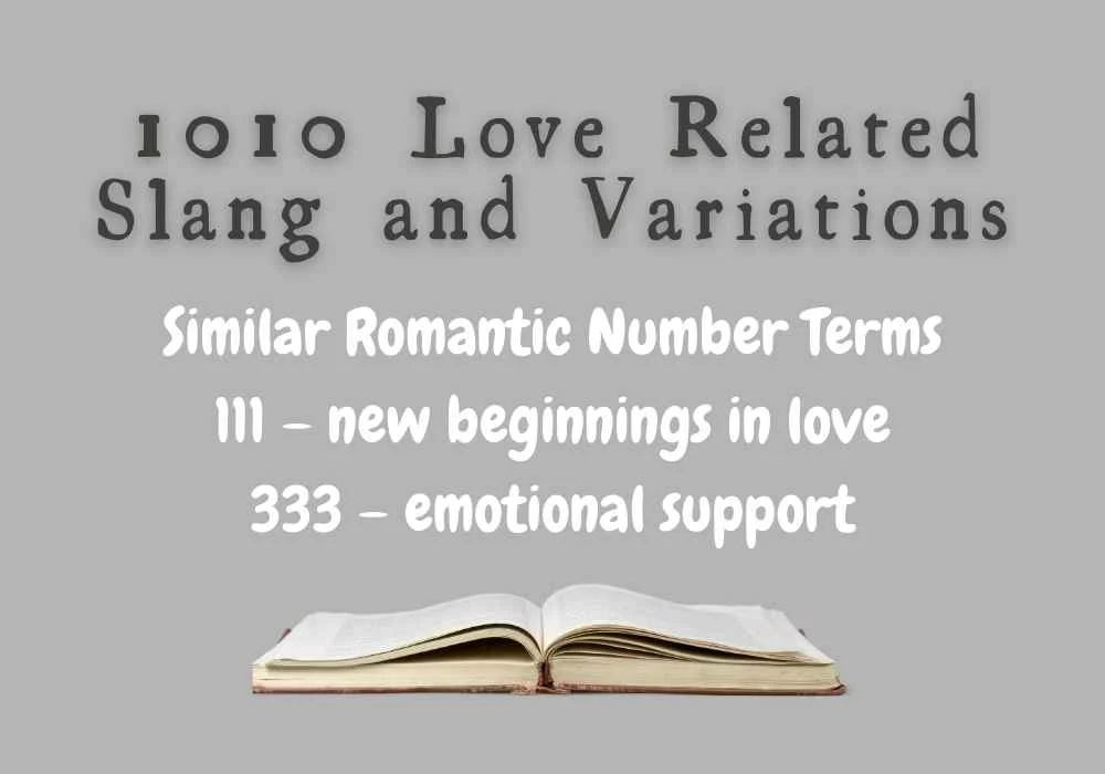 1010 Love Related Slang and Variations