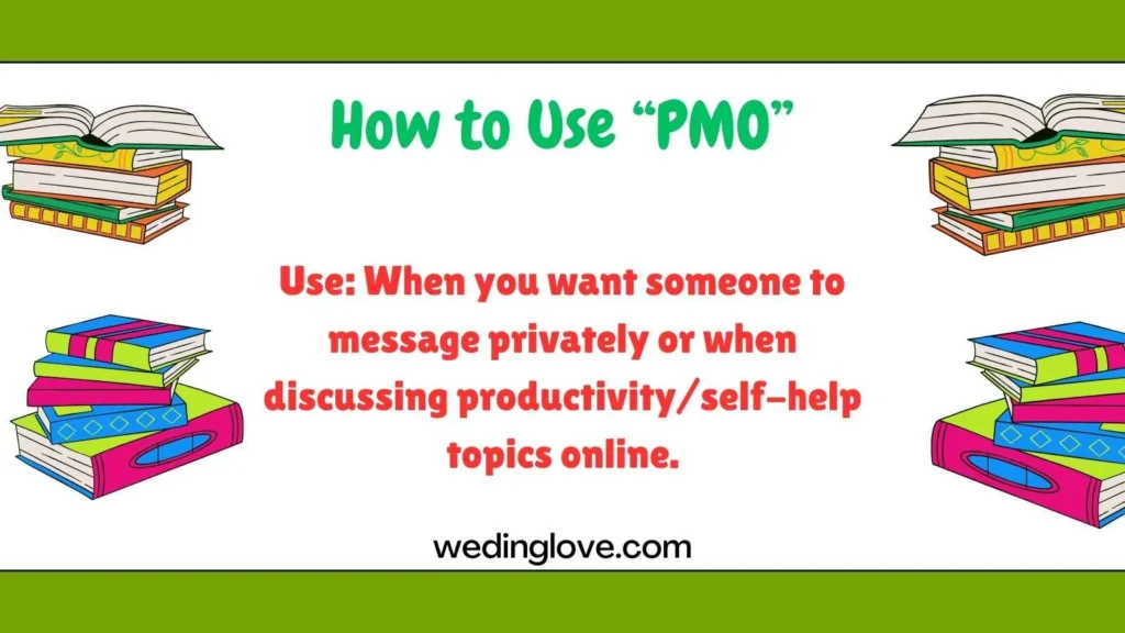 How to Use “PMO”