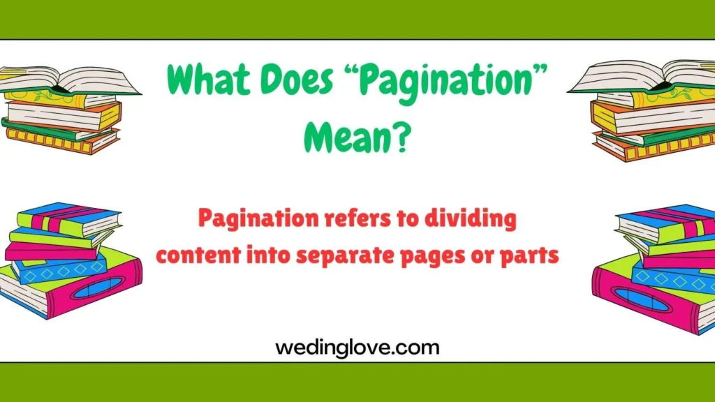 What Does “Pagination” Mean?