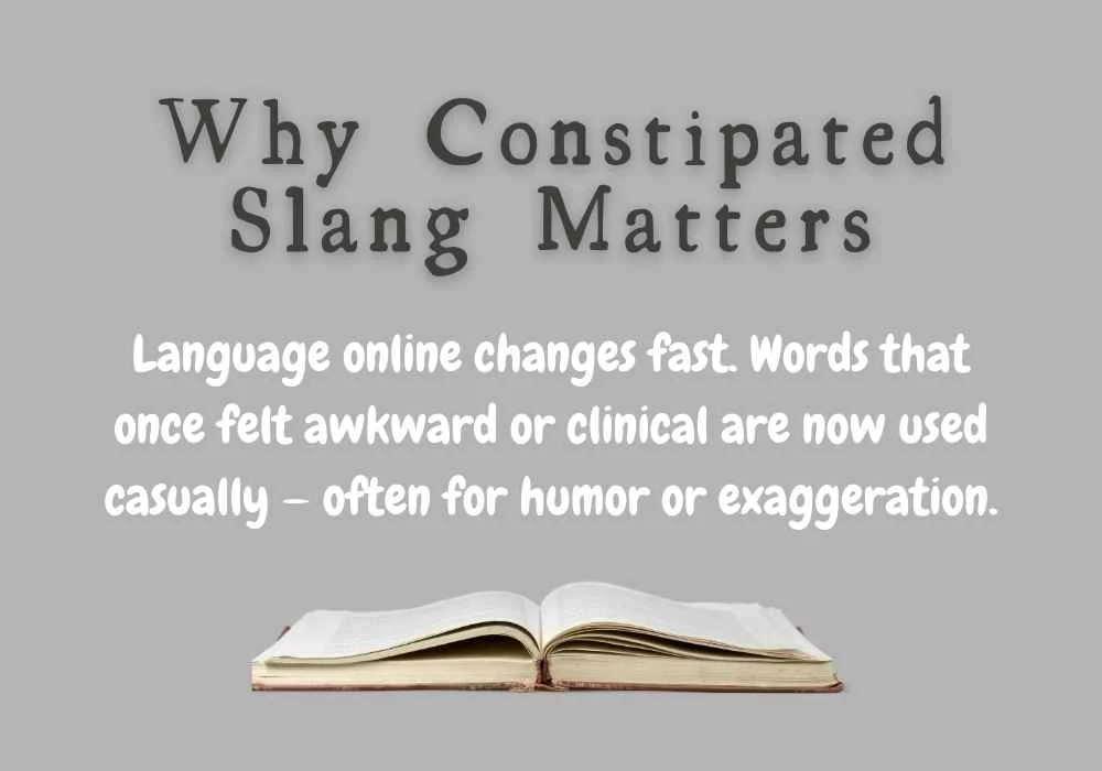 Why Constipated Slang Matters