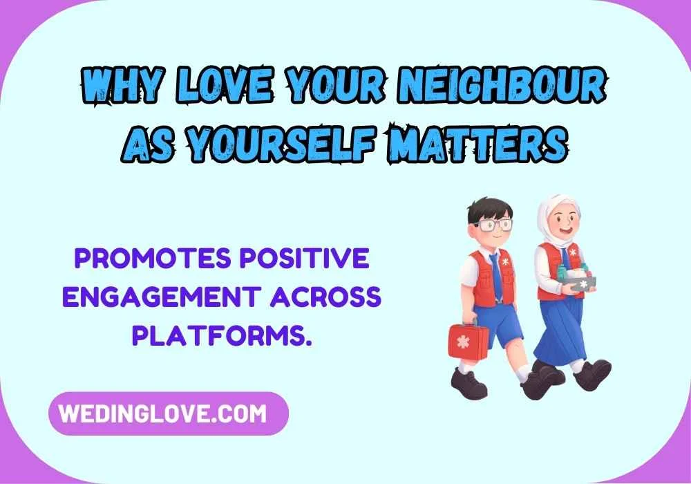 Why Love Your Neighbour As Yourself Matters