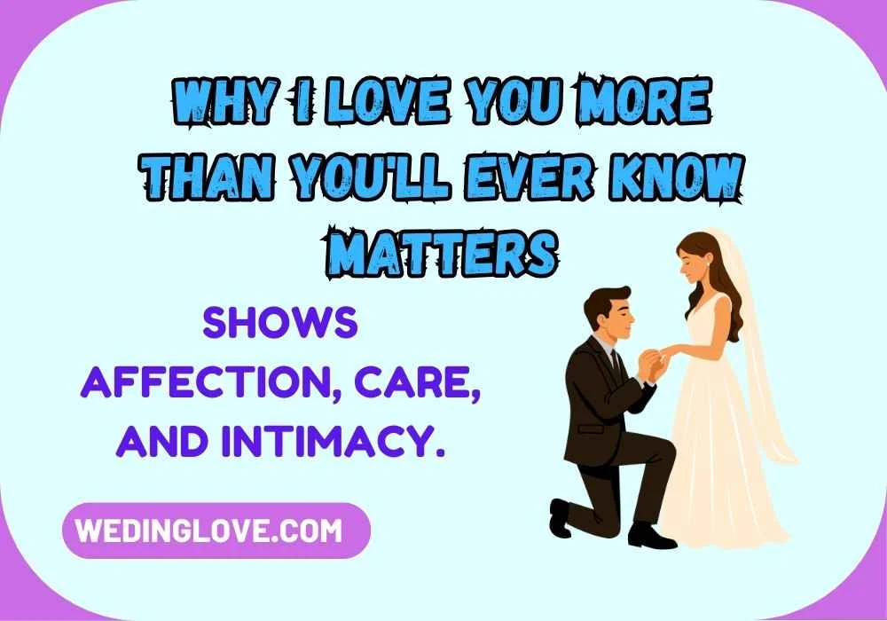 Why I Love You More than You'll Ever Know Matters