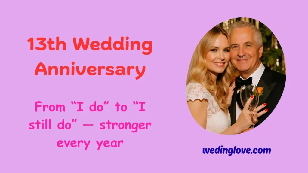 13th wedding anniversary