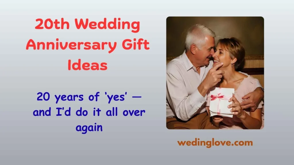 20th wedding anniversary gift ideas