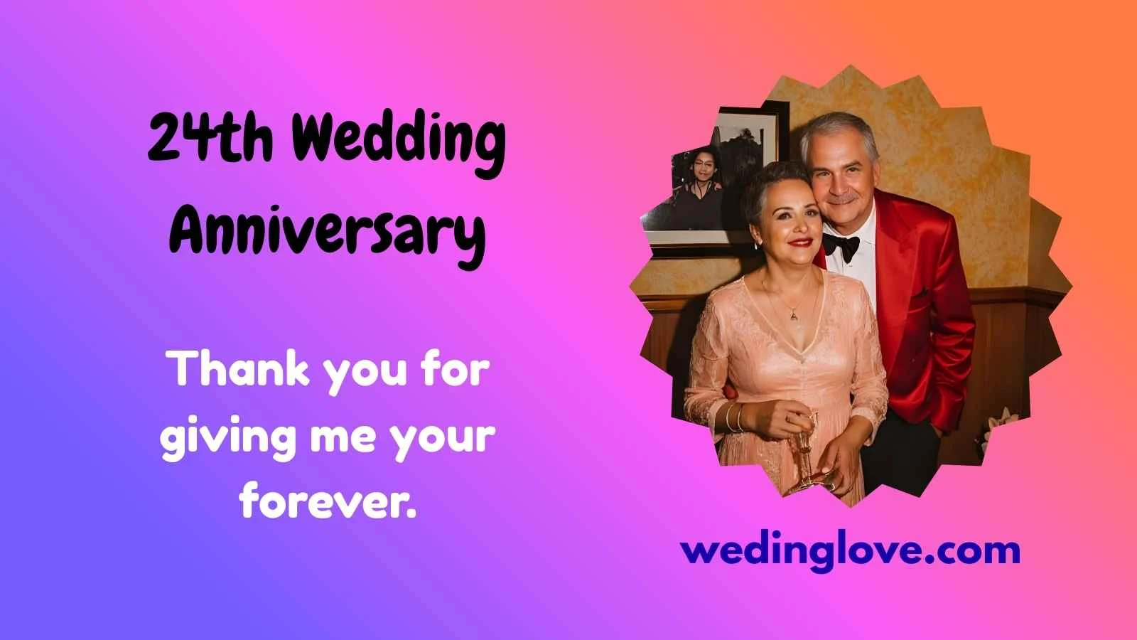 24th wedding anniversary