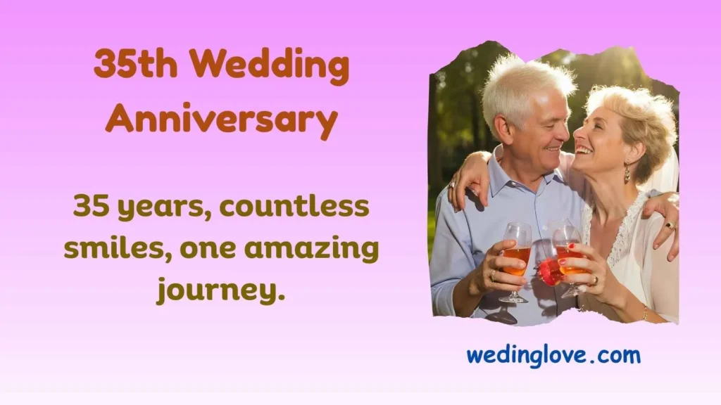 35th wedding anniversary