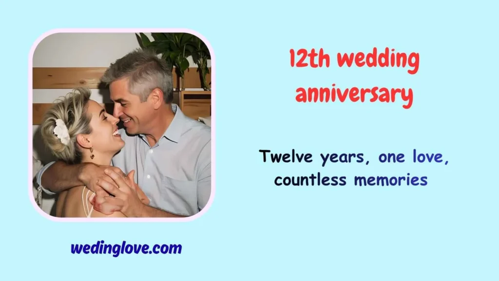 12th wedding anniversary