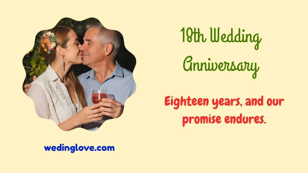 18th wedding anniversary