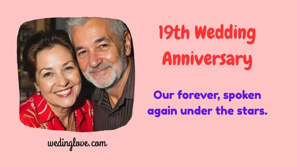 19th wedding anniversary