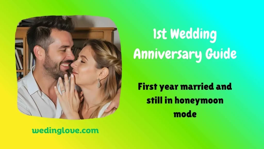 1st Wedding Anniversary Guide