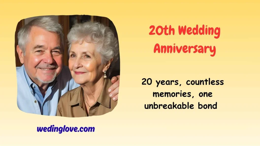 20th wedding anniversary