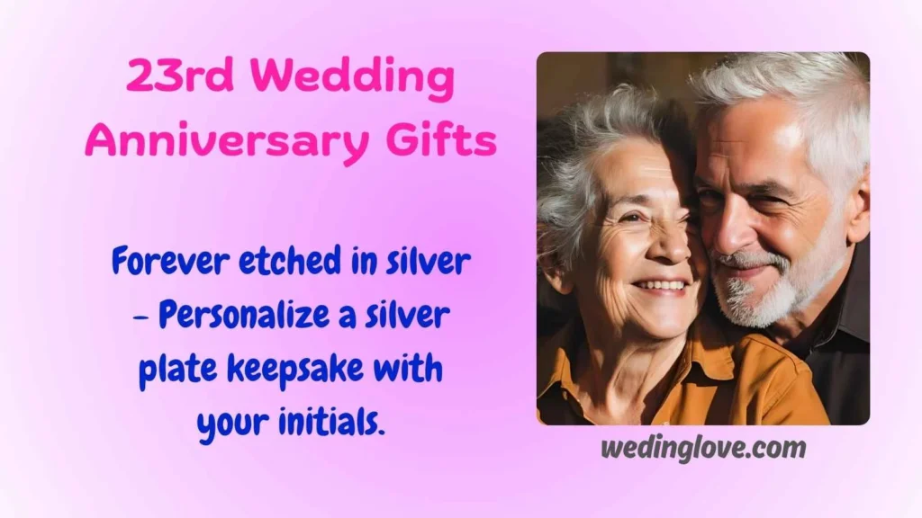 23rd wedding anniversary gifts