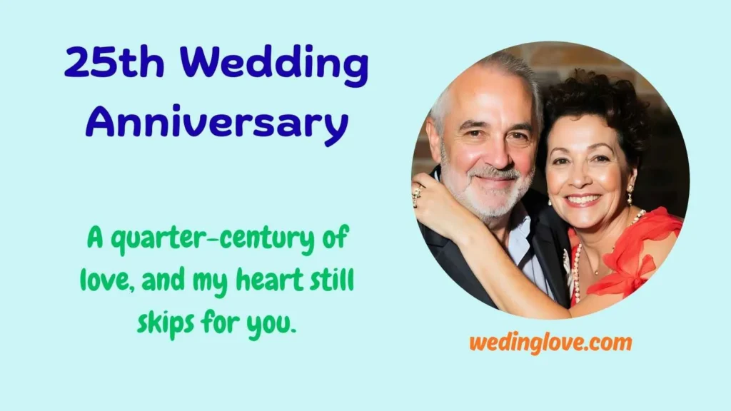 25th wedding anniversary