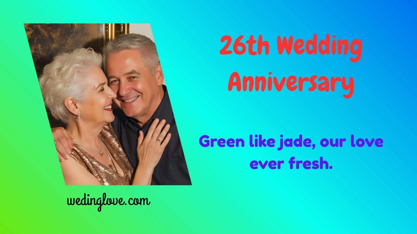 26th wedding anniversary