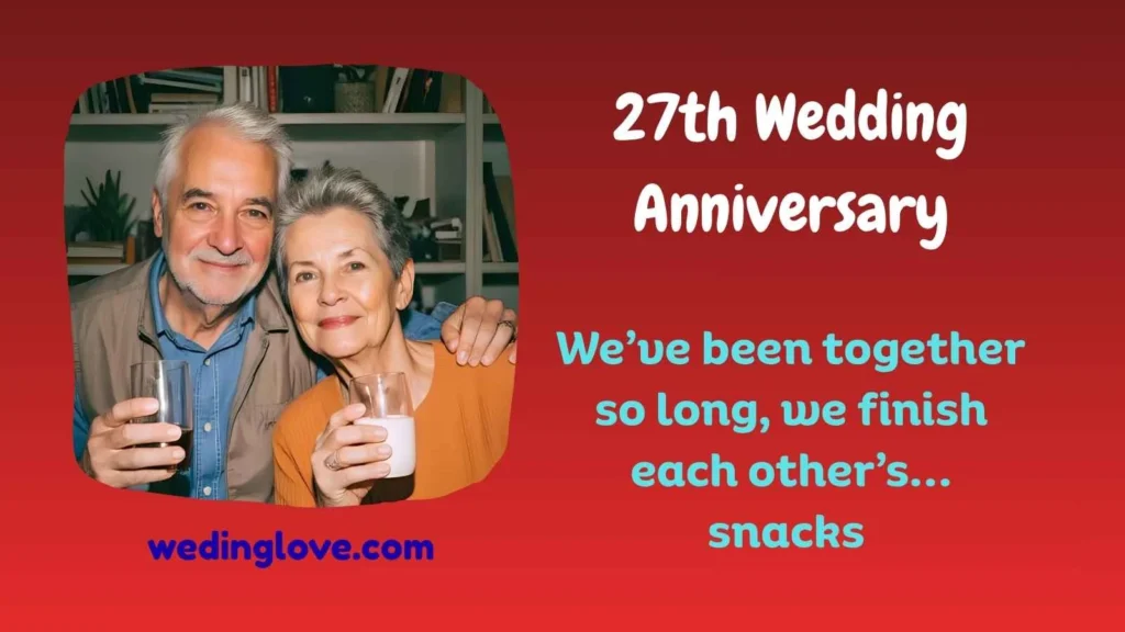 27th wedding anniversary