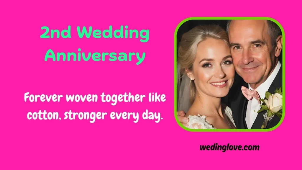 2nd wedding anniversary