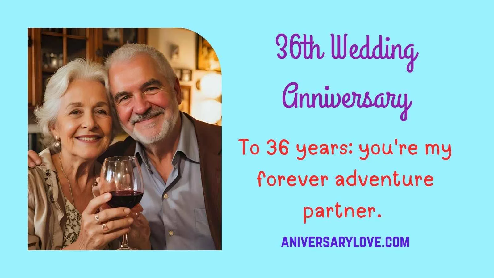 36th wedding anniversary