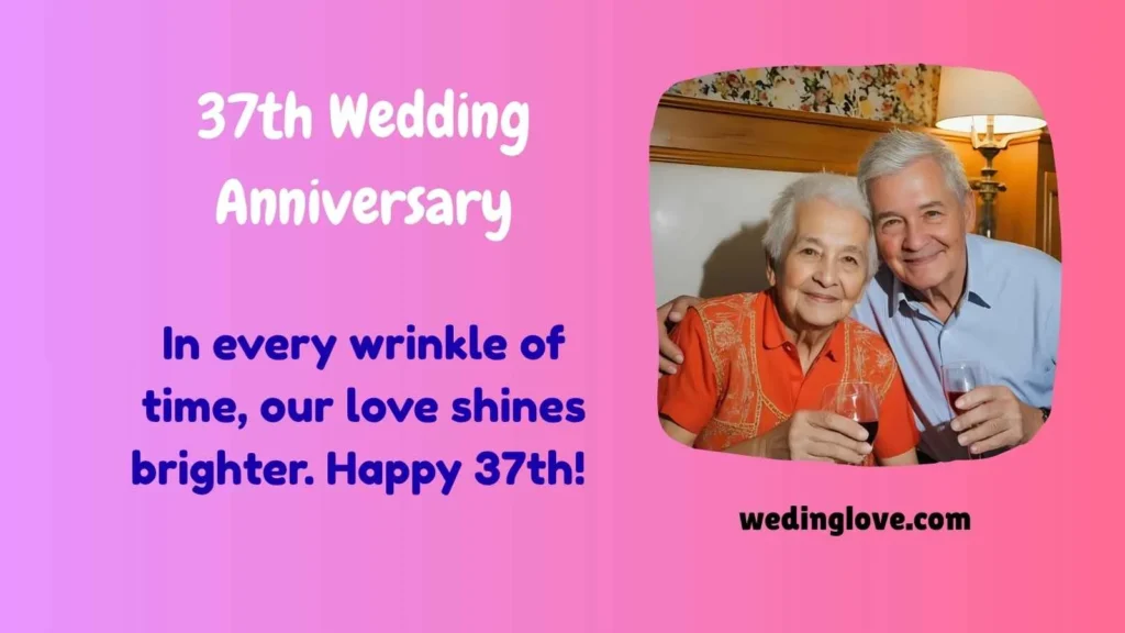 37th wedding anniversary
