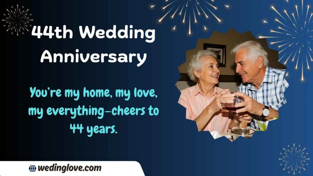 44th wedding anniversary