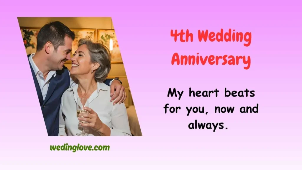 4th wedding anniversary