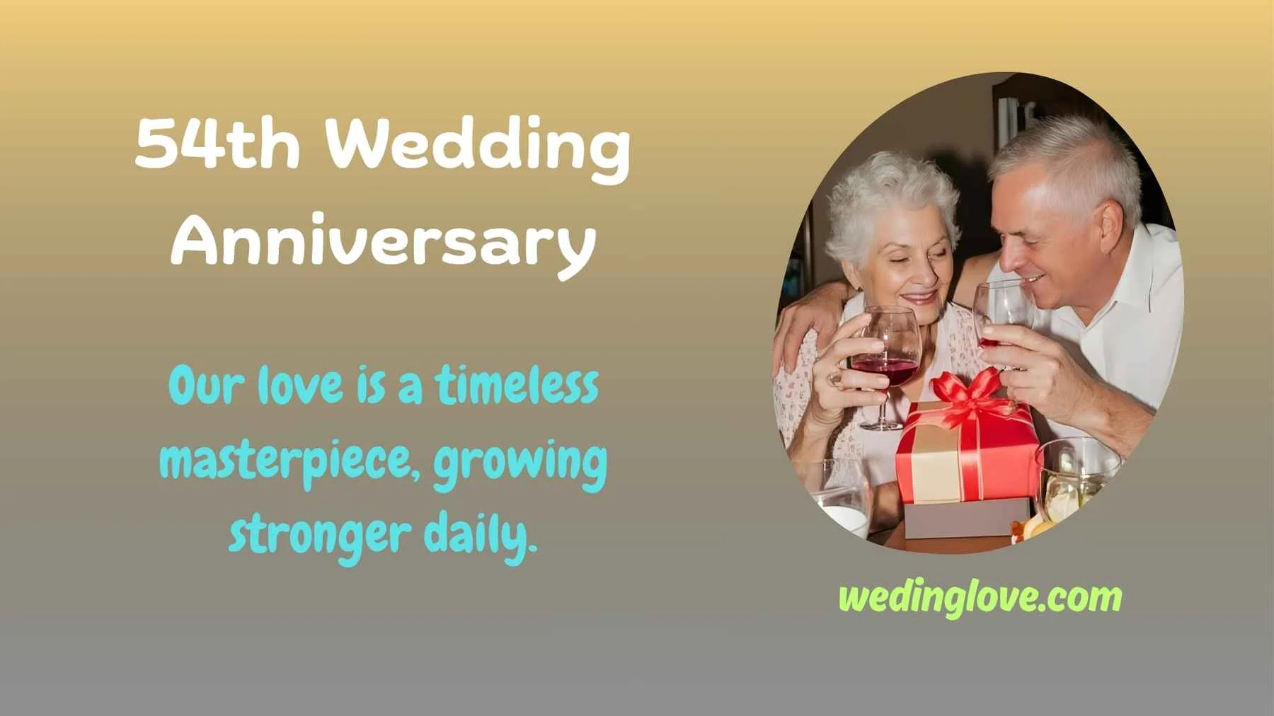 54th wedding anniversary