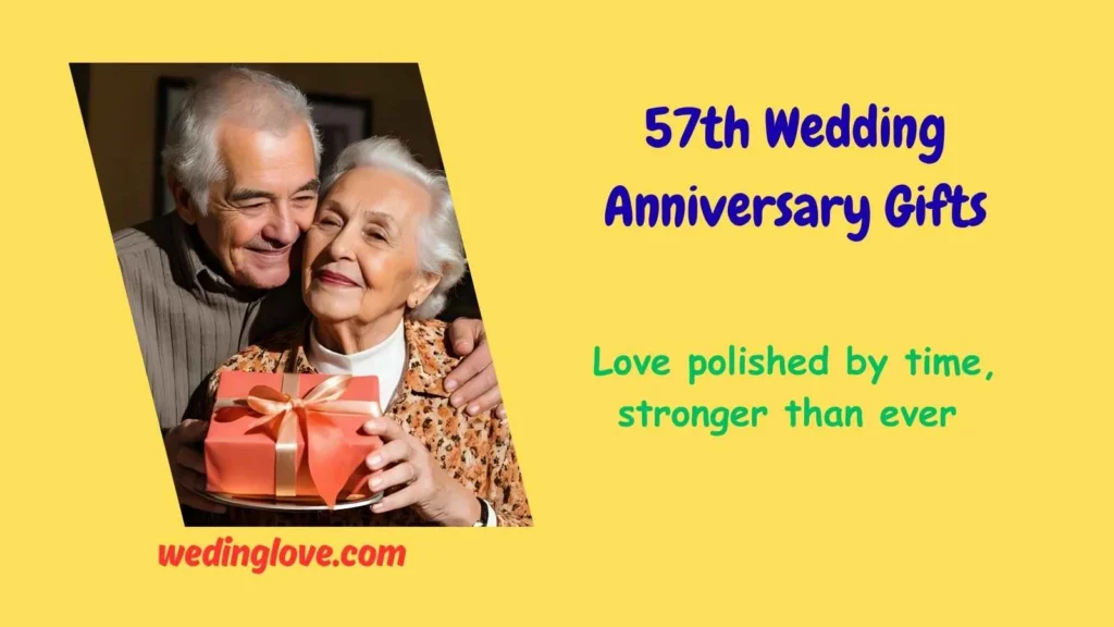57th wedding anniversary gifts