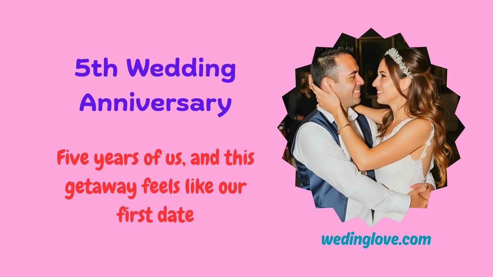 5th wedding anniversary