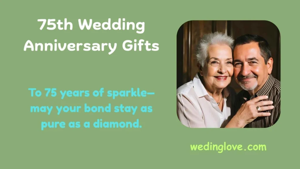 75th wedding anniversary gifts