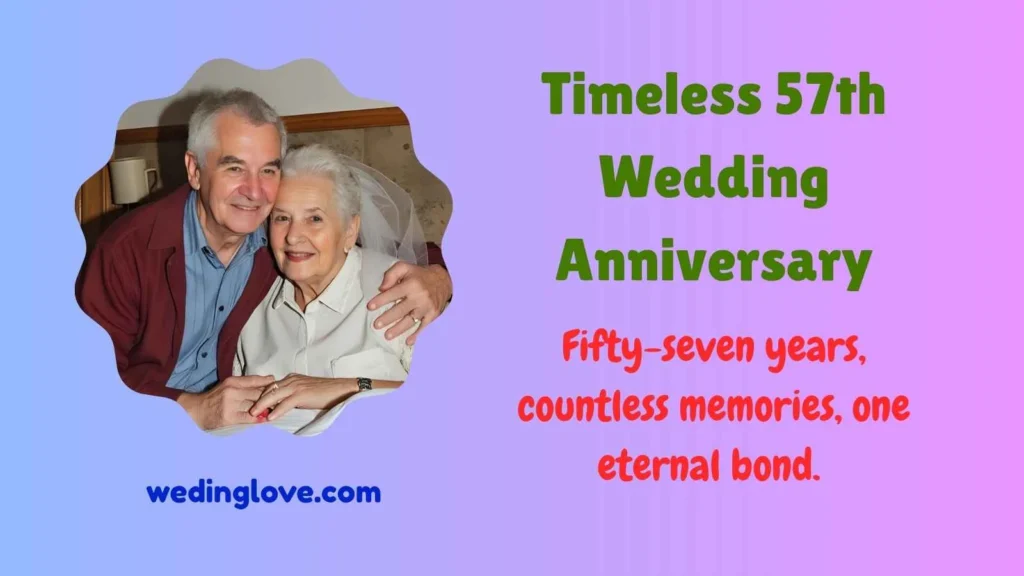 timeless 57th wedding anniversary