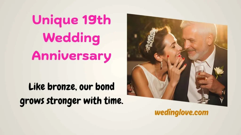 unique 19th wedding anniversary