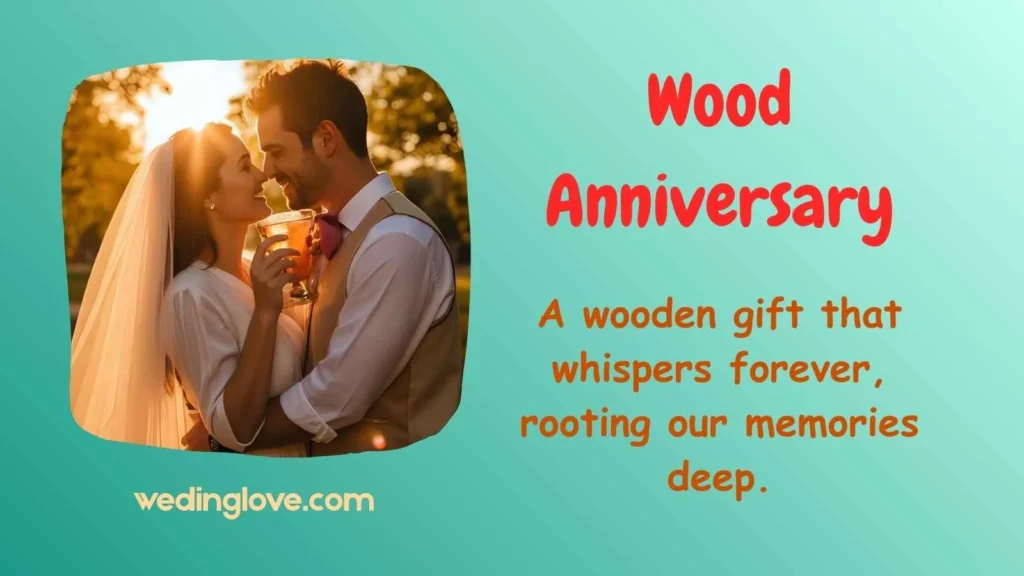 wood anniversary