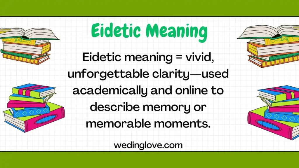 Eidetic Meaning