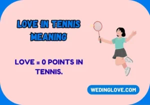 Love in Tennis Meaning