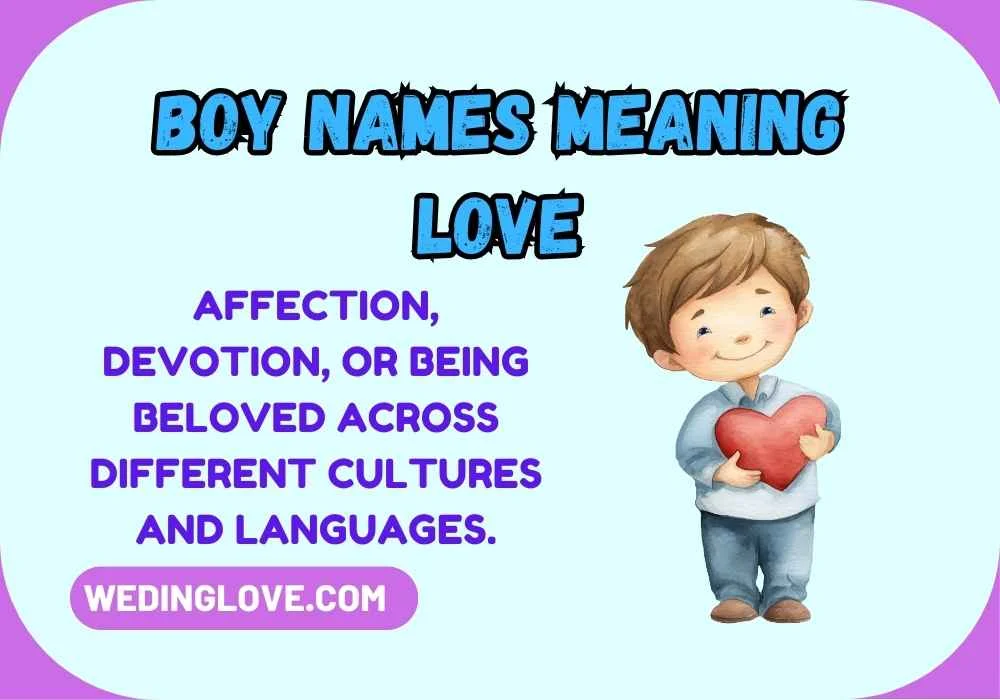 Boy Names Meaning Love