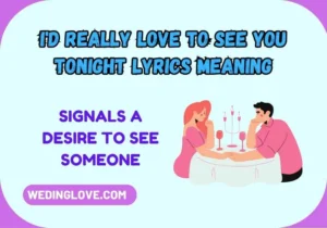I'd Really Love to See You Tonight Lyrics Meaning